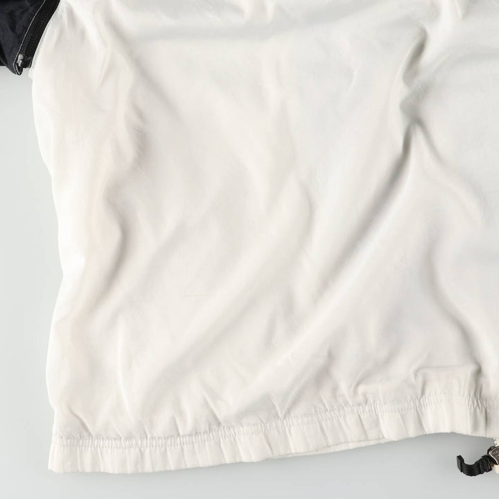 Vintage 90'S Nike 2-Way Windbreaker with Stripes and Back Logo, Men's Size Medium polyester white type Vintage Second Hand