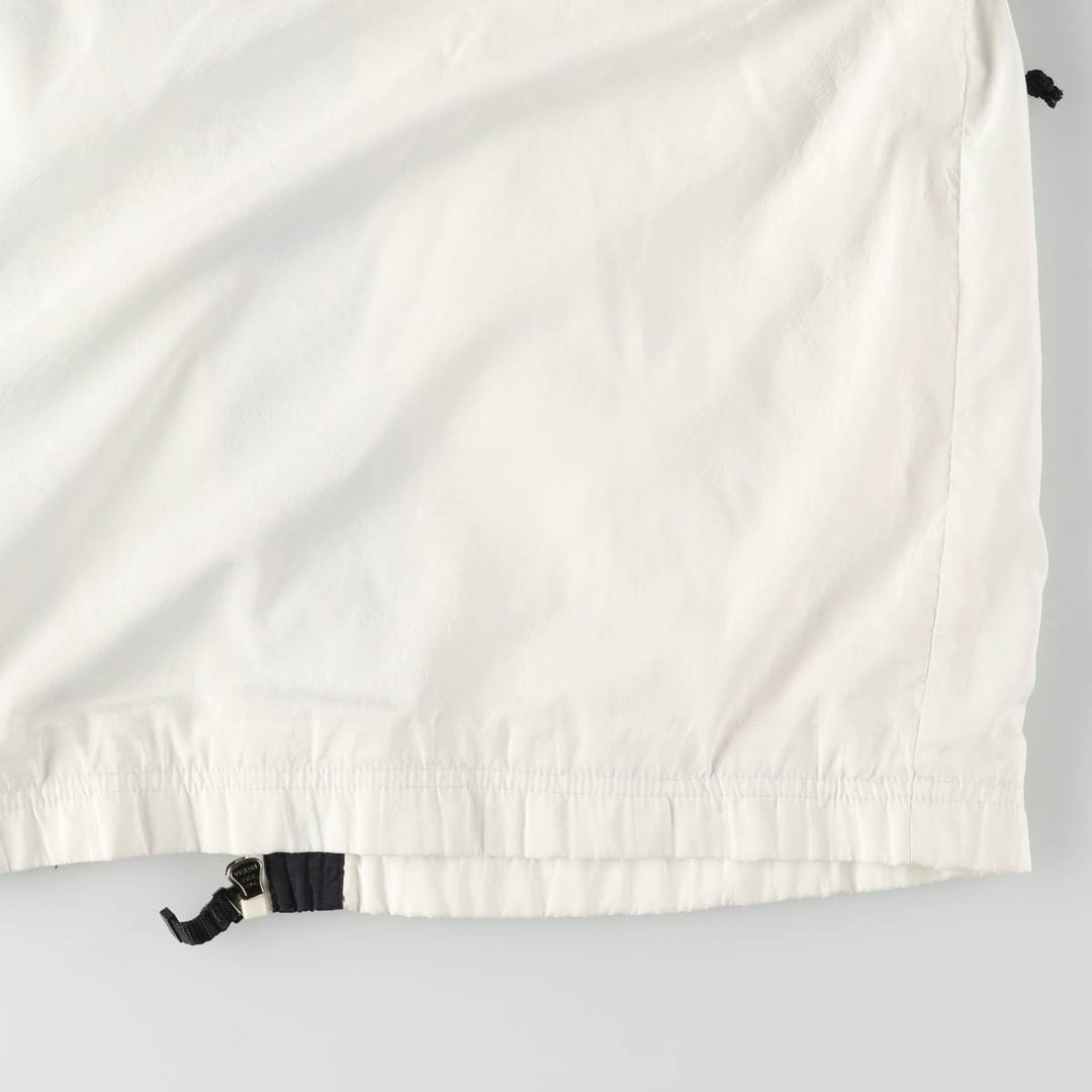 Vintage 90'S Nike 2-Way Windbreaker with Stripes and Back Logo, Men's Size Medium polyester white type Vintage Second Hand