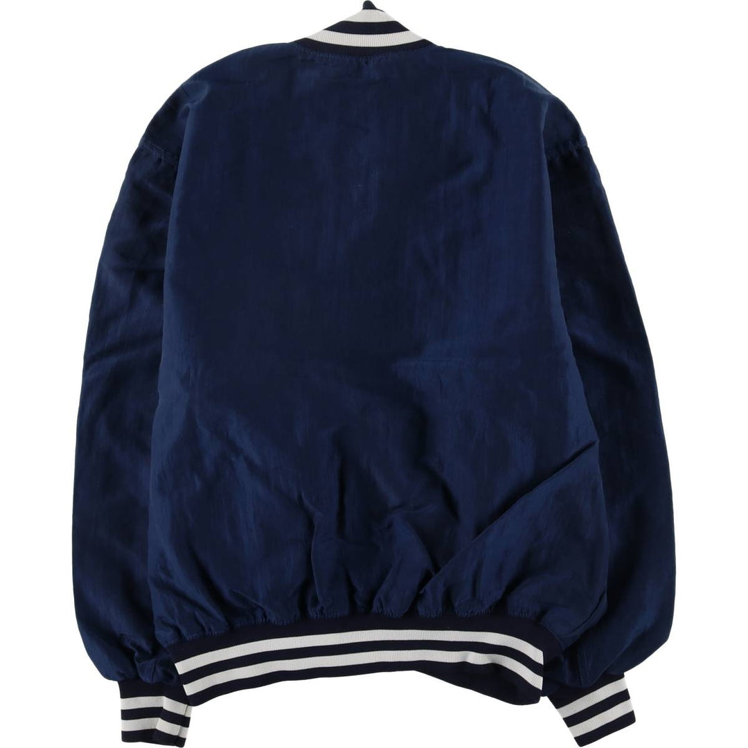 MLB New York Yankees Half-Zip Warm-Up Pullover, Men's Size L unclear navy blue type Vintage Second Hand