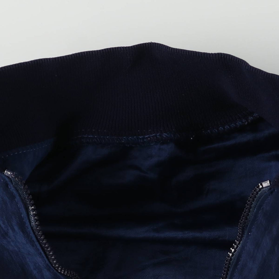 MLB New York Yankees Half-Zip Warm-Up Pullover, Men's Size L unclear navy blue type Vintage Second Hand