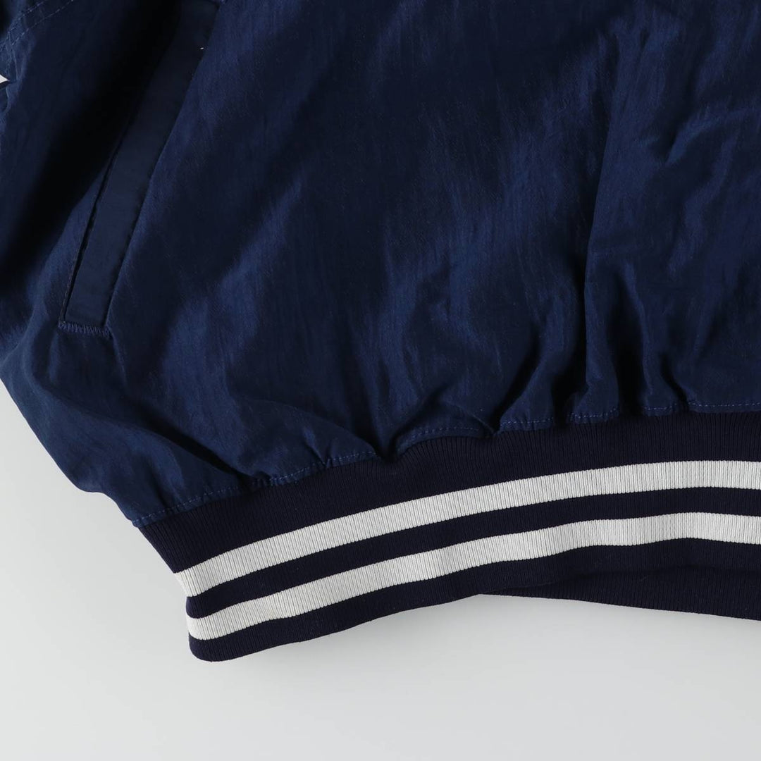 MLB New York Yankees Half-Zip Warm-Up Pullover, Men's Size L unclear navy blue type Vintage Second Hand