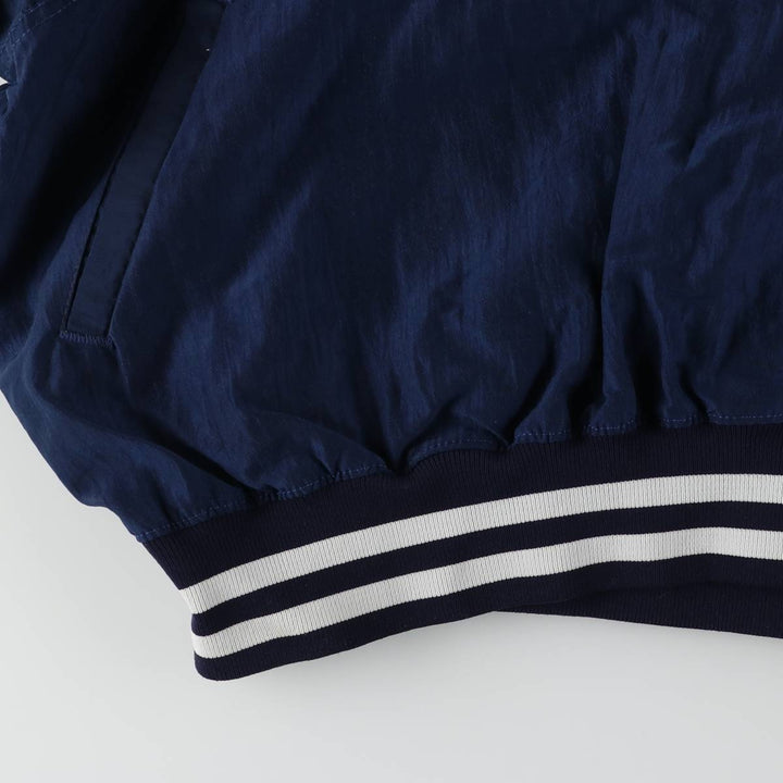 MLB New York Yankees Half-Zip Warm-Up Pullover, Men's Size L unclear navy blue type Vintage Second Hand