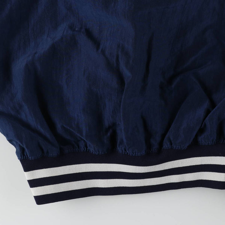 MLB New York Yankees Half-Zip Warm-Up Pullover, Men's Size L unclear navy blue type Vintage Second Hand