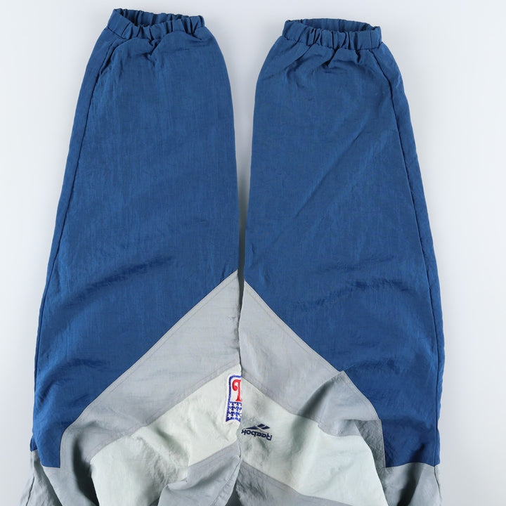 90'S Reebok NFL Dallas Cowboys back logo windbreaker, men's size XL unclear blue type Vintage Second Hand