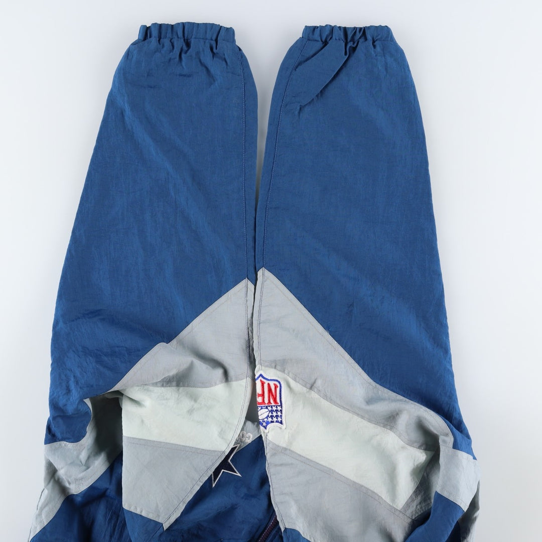 90'S Reebok NFL Dallas Cowboys back logo windbreaker, men's size XL unclear blue type Vintage Second Hand