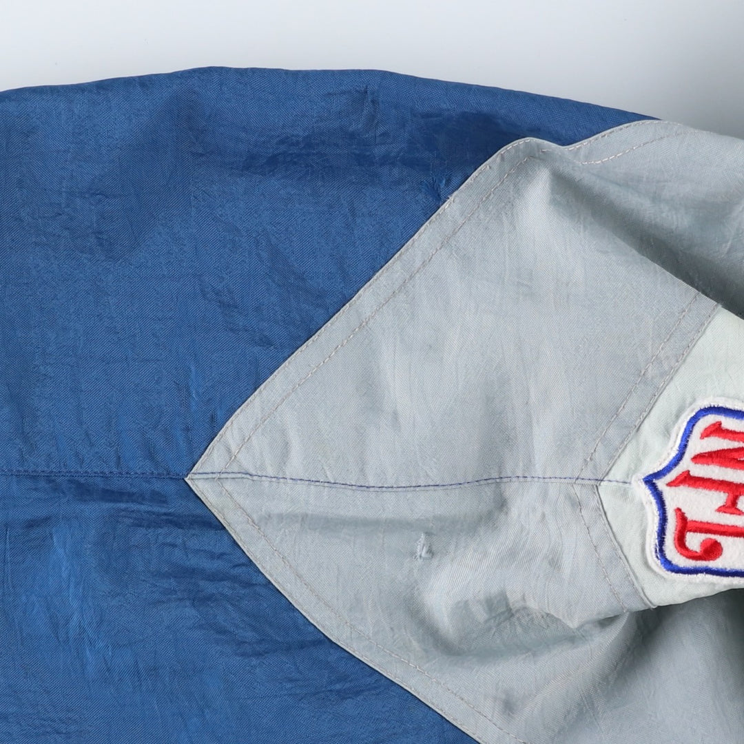 90'S Reebok NFL Dallas Cowboys back logo windbreaker, men's size XL unclear blue type Vintage Second Hand