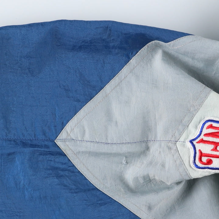 90'S Reebok NFL Dallas Cowboys back logo windbreaker, men's size XL unclear blue type Vintage Second Hand