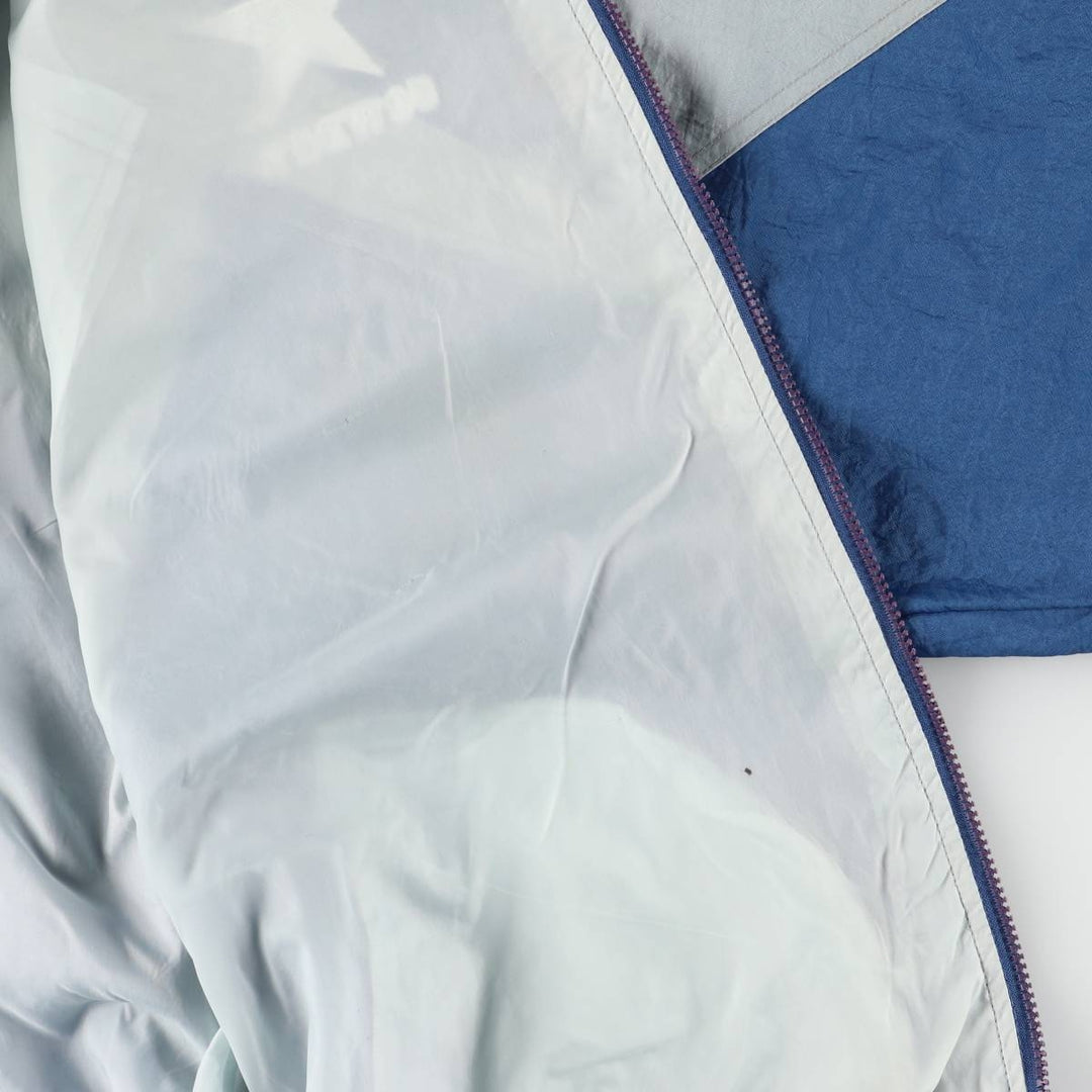 90'S Reebok NFL Dallas Cowboys back logo windbreaker, men's size XL unclear blue type Vintage Second Hand