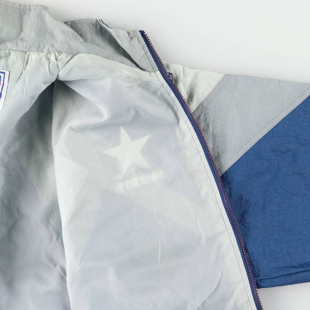 90'S Reebok NFL Dallas Cowboys back logo windbreaker, men's size XL unclear blue type Vintage Second Hand