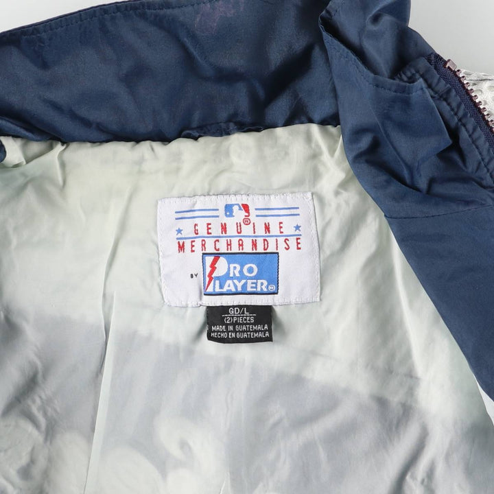 Vintage 1990'S Pro Player MLB New York Yankees Nylon Jacket, Men's Size Large Nylon navy blue type Vintage Second Hand