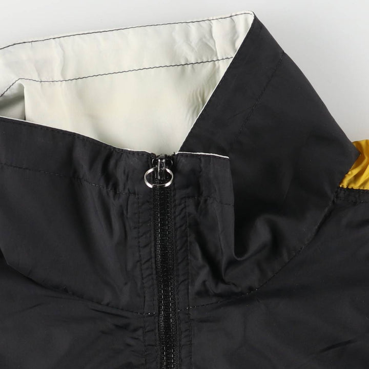 90'S Nike striped nylon jacket, men's size L, vintage Nylon black type Vintage Second Hand