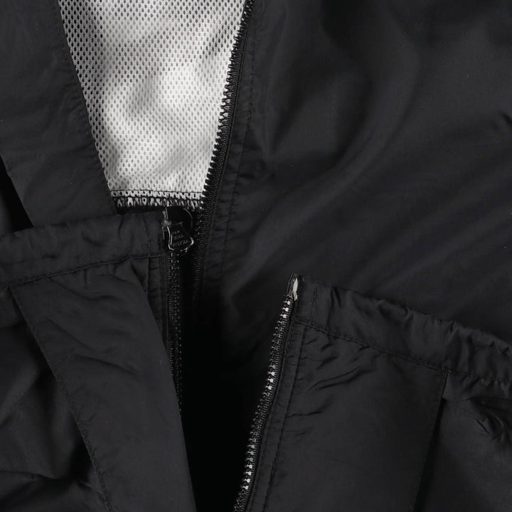 90'S Nike striped nylon jacket, men's size L, vintage Nylon black type Vintage Second Hand