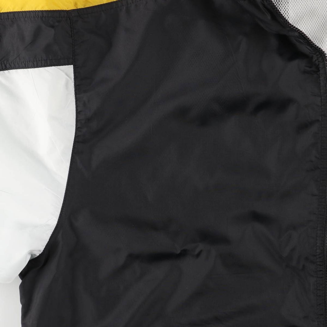 90'S Nike striped nylon jacket, men's size L, vintage Nylon black type Vintage Second Hand