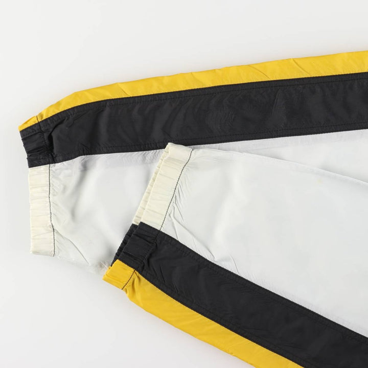 90'S Nike striped nylon jacket, men's size L, vintage Nylon black type Vintage Second Hand