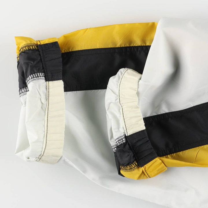 90'S Nike striped nylon jacket, men's size L, vintage Nylon black type Vintage Second Hand