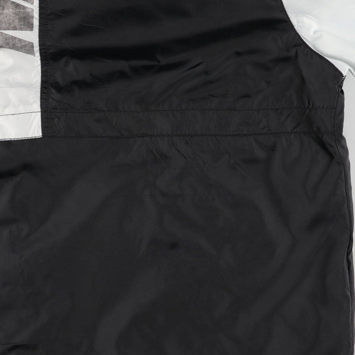 90'S Nike striped nylon jacket, men's size L, vintage Nylon black type Vintage Second Hand