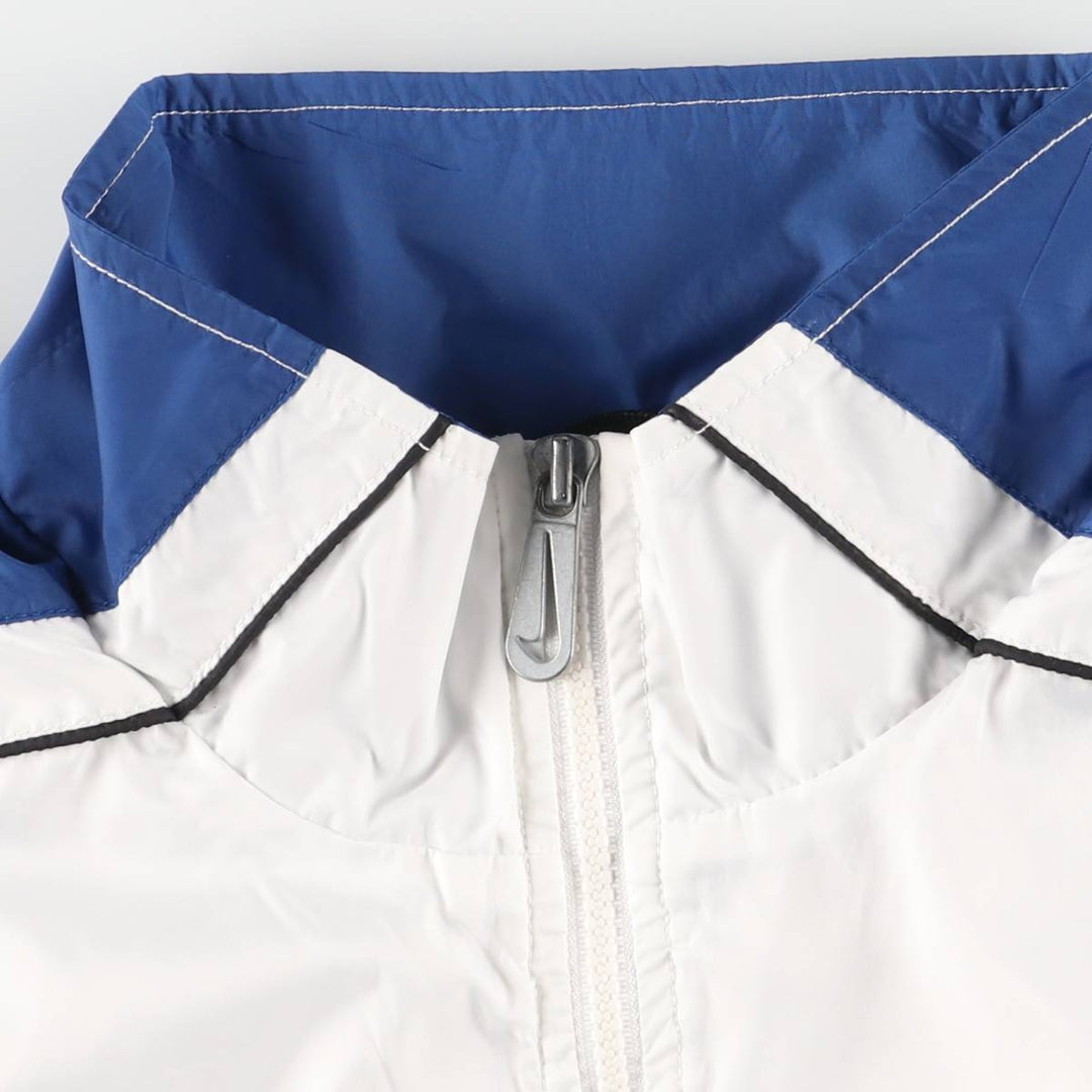90'S Nike Half-Zip Nylon Pullover, Men's XL, Vintage Nylon blue type Vintage Second Hand