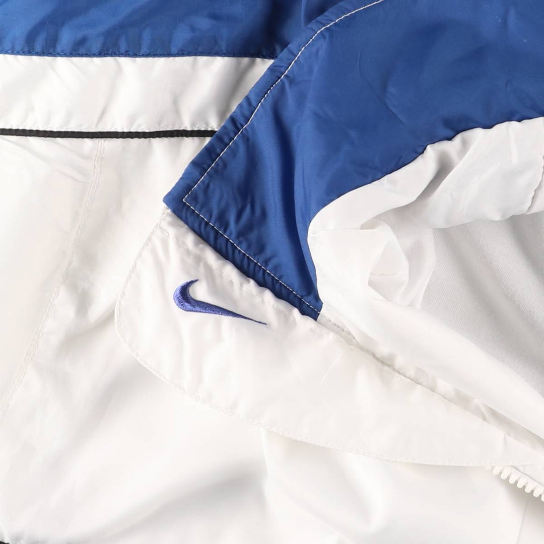 90'S Nike Half-Zip Nylon Pullover, Men's XL, Vintage Nylon blue type Vintage Second Hand