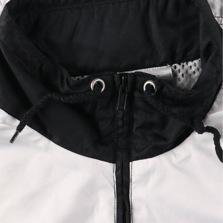 90'S Nike Half-Zip Warm-Up Pullover, Men's Size L, Vintage polyester white type Vintage Second Hand