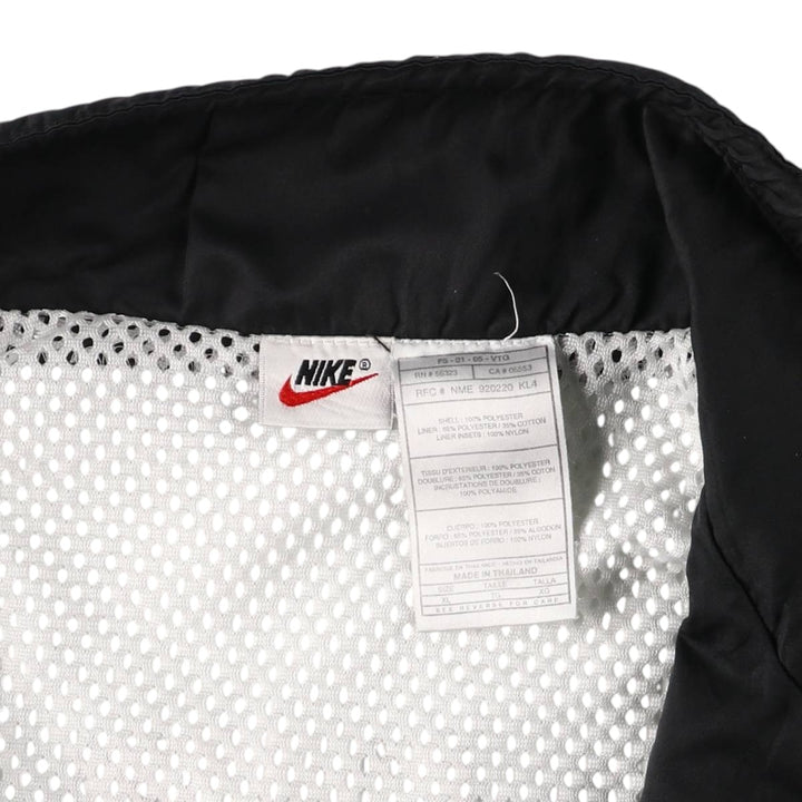 90'S Nike Half Zip Warm Up Pullover Men's XL Vintage polyester white type Vintage Second Hand