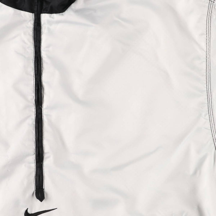 90'S Nike Half Zip Warm Up Pullover Men's XL Vintage polyester white type Vintage Second Hand