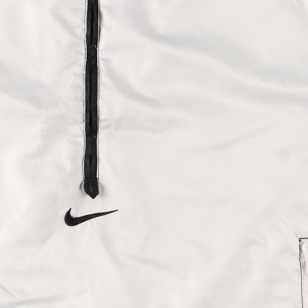 90'S Nike Half Zip Warm Up Pullover Men's XL Vintage polyester white type Vintage Second Hand