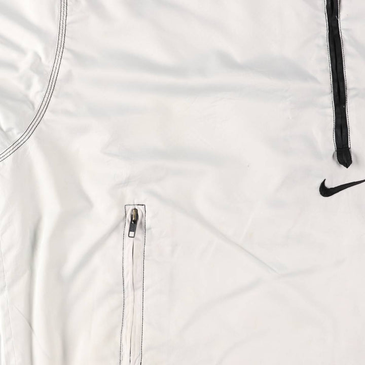90'S Nike Half Zip Warm Up Pullover Men's XL Vintage polyester white type Vintage Second Hand
