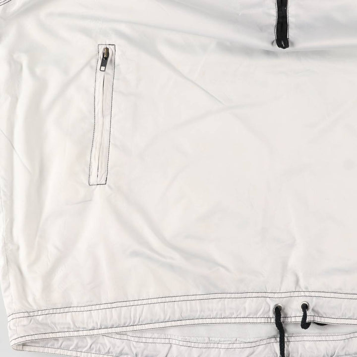 90'S Nike Half Zip Warm Up Pullover Men's XL Vintage polyester white type Vintage Second Hand