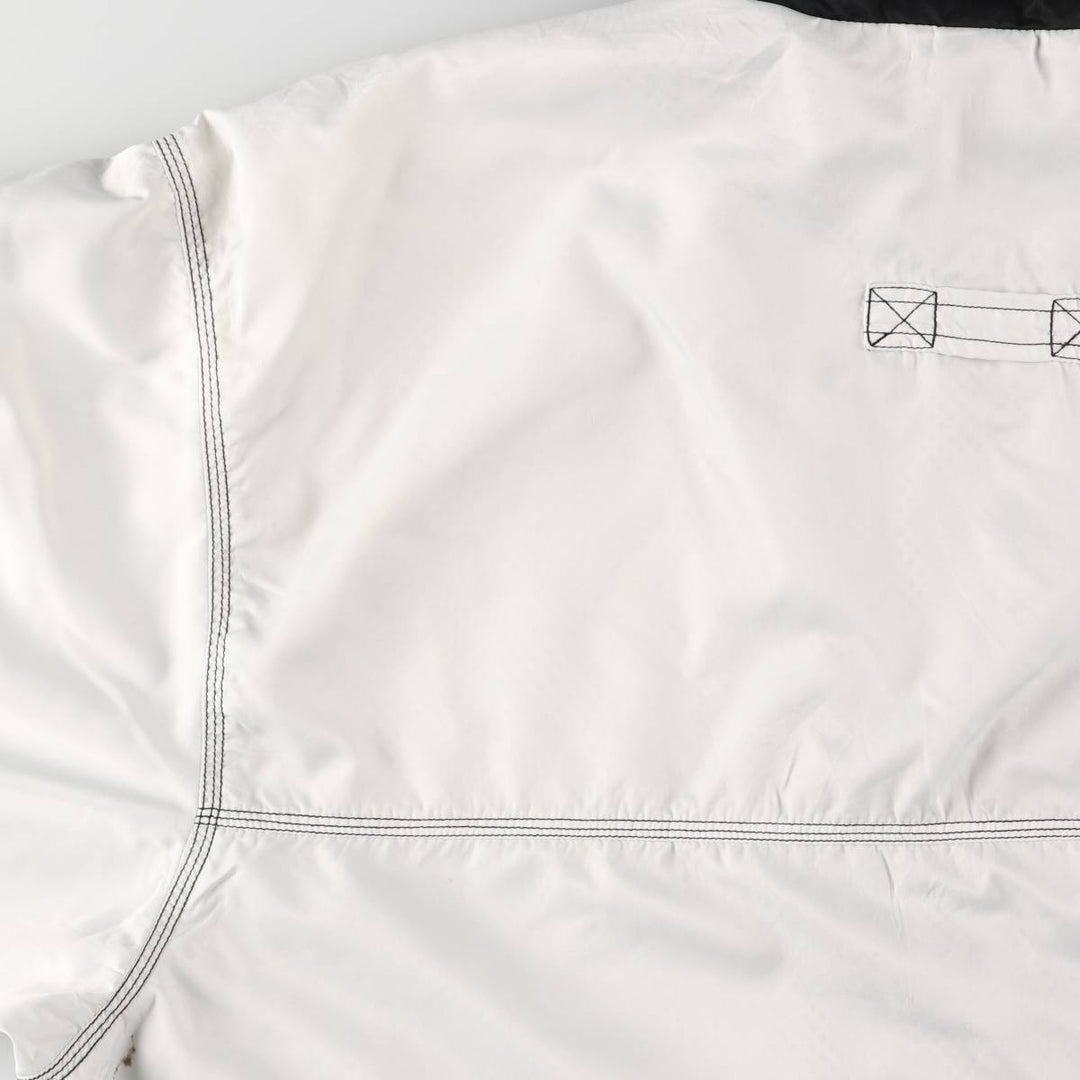 90'S Nike Half Zip Warm Up Pullover Men's XL Vintage polyester white type Vintage Second Hand