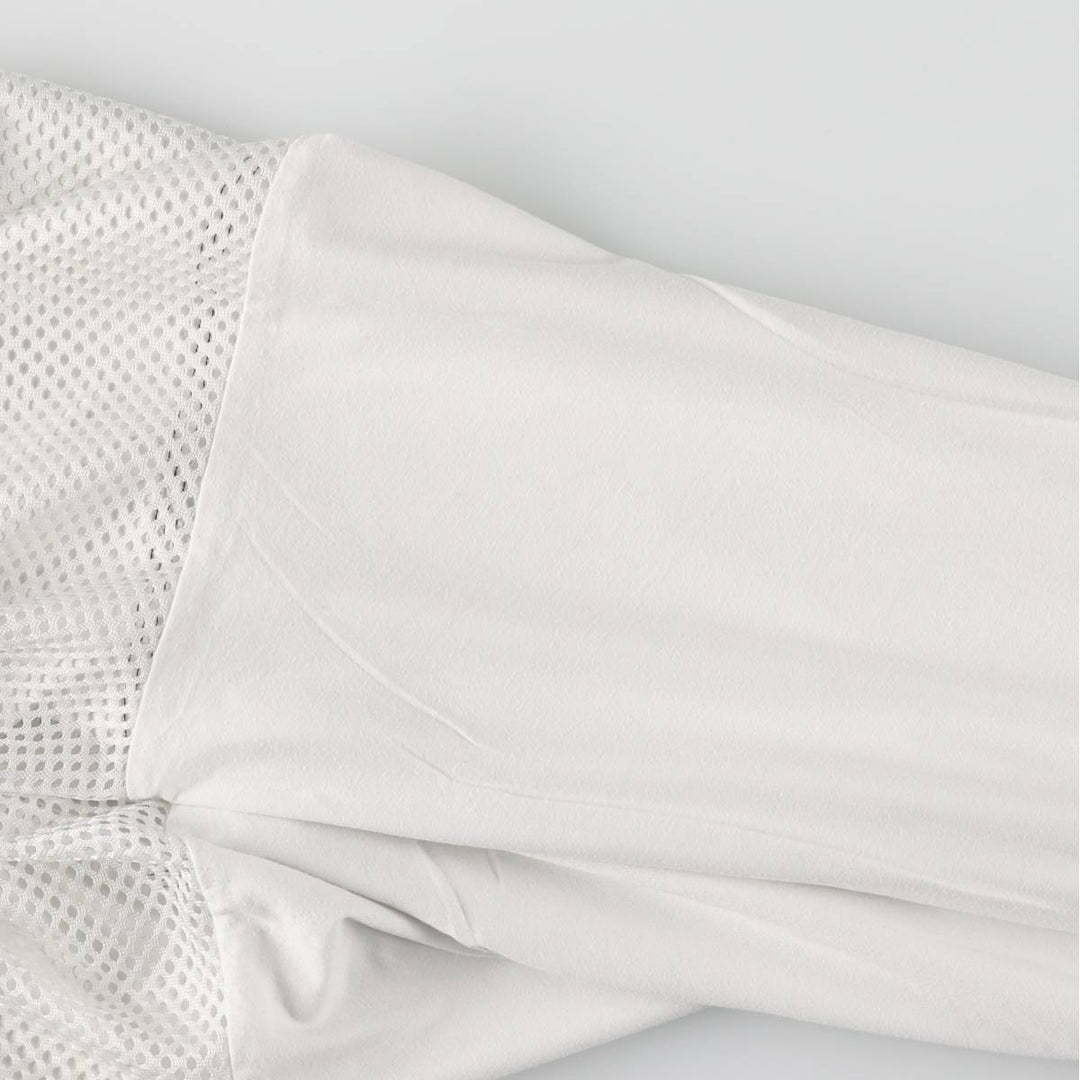 90'S Nike Half Zip Warm Up Pullover Men's XL Vintage polyester white type Vintage Second Hand