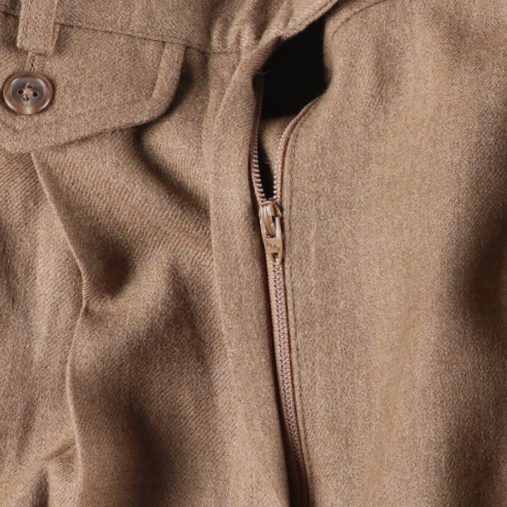 Vintage 1990'S Ralph Lauren wool slacks, made in the USA, size M (w26). wool Beige type Vintage Second Hand