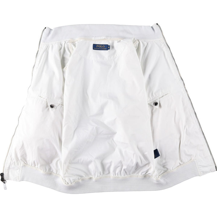 Ralph Lauren POLO RALPH LAUREN windbreaker, men's size M polyester white type Vintage Second Hand