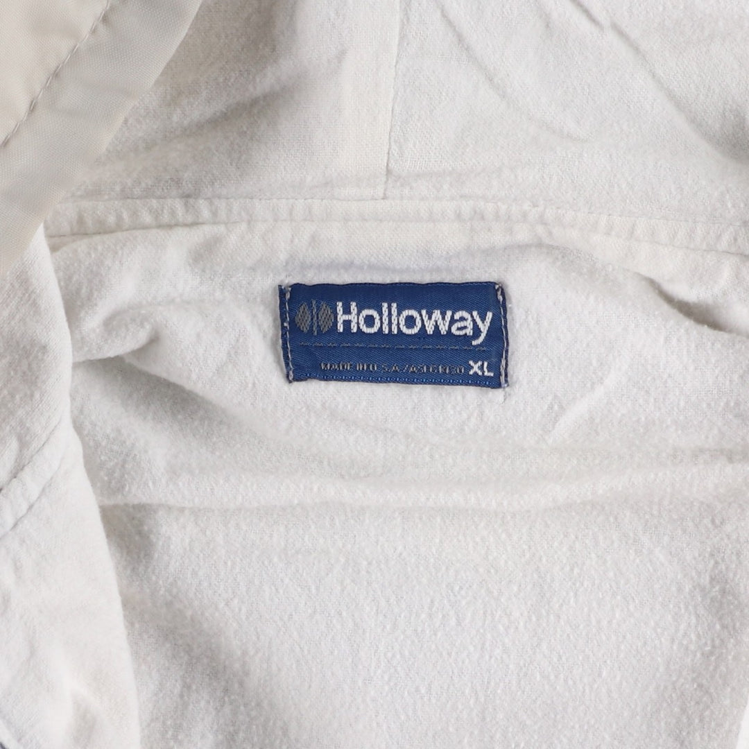 Holloway Anorak Parka, Made in USA, Men's XL Nylon gray type Vintage Second Hand