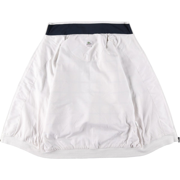 Lacoste LACOSTE SPORT Check Pattern Windbreaker, Men's Size L polyester white type Vintage Second Hand