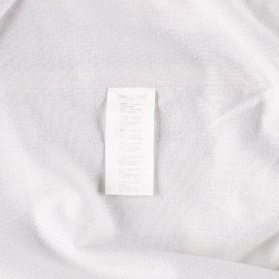 Lacoste LACOSTE SPORT Check Pattern Windbreaker, Men's Size L polyester white type Vintage Second Hand