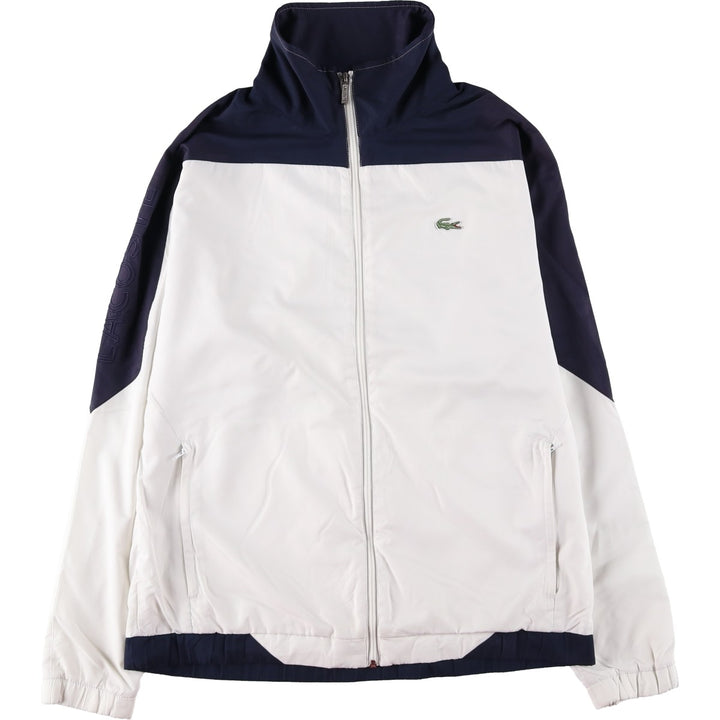 Lacoste LACOSTE SPORT Ripstop Windbreaker, Men's Size L polyester white type Vintage Second Hand