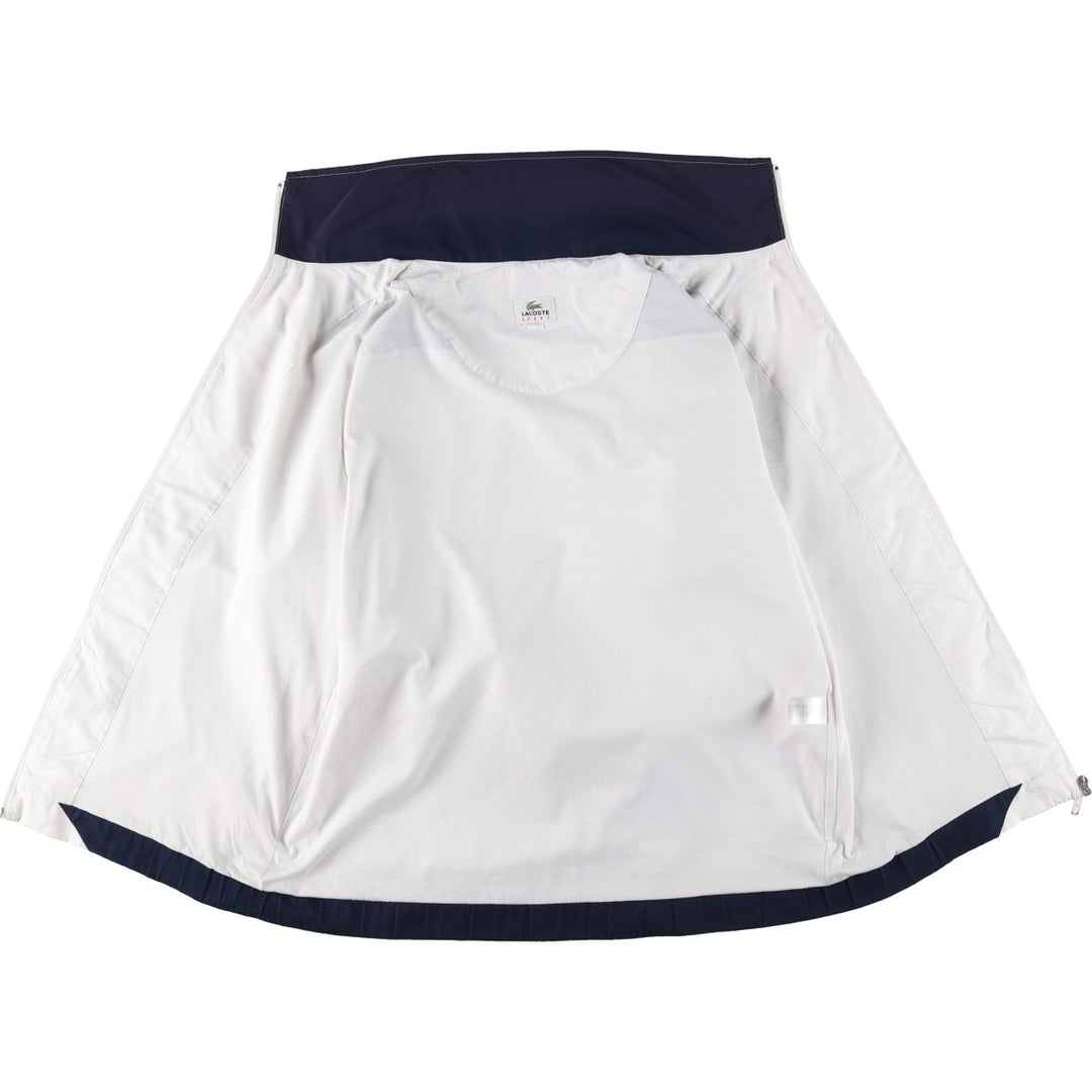 Lacoste LACOSTE SPORT Ripstop Windbreaker, Men's Size L polyester white type Vintage Second Hand