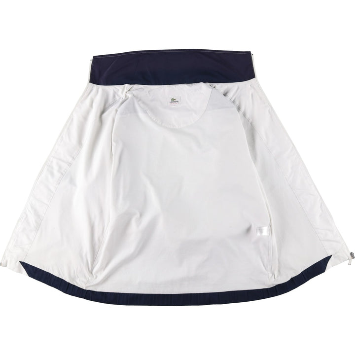 Lacoste LACOSTE SPORT Ripstop Windbreaker, Men's Size L polyester white type Vintage Second Hand