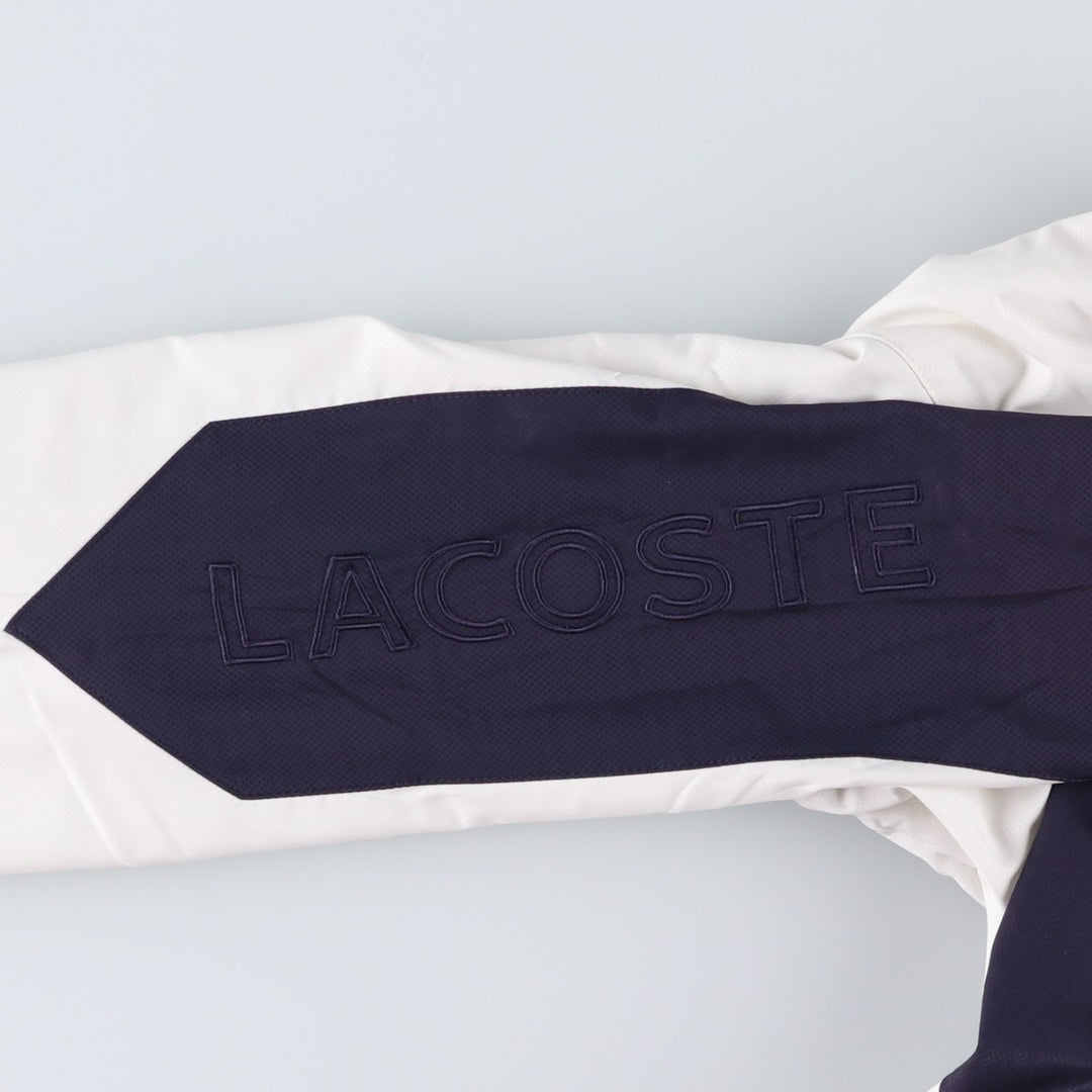 Lacoste LACOSTE SPORT Ripstop Windbreaker, Men's Size L polyester white type Vintage Second Hand