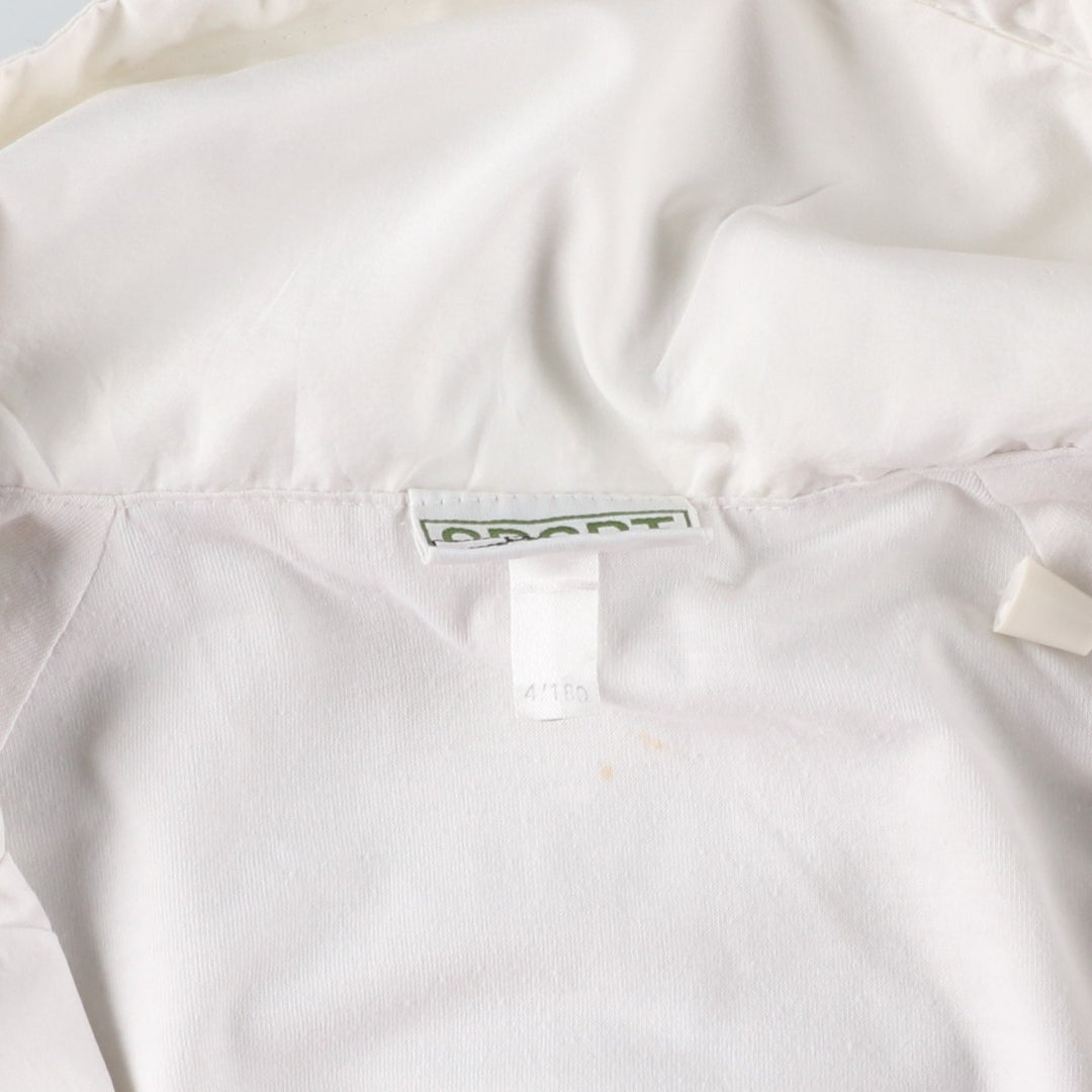 Lacoste LACOSTE SPORT windbreaker, men's size L polyester white type Vintage Second Hand