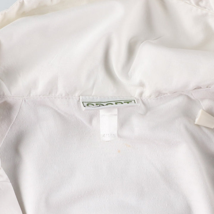 Lacoste LACOSTE SPORT windbreaker, men's size L polyester white type Vintage Second Hand