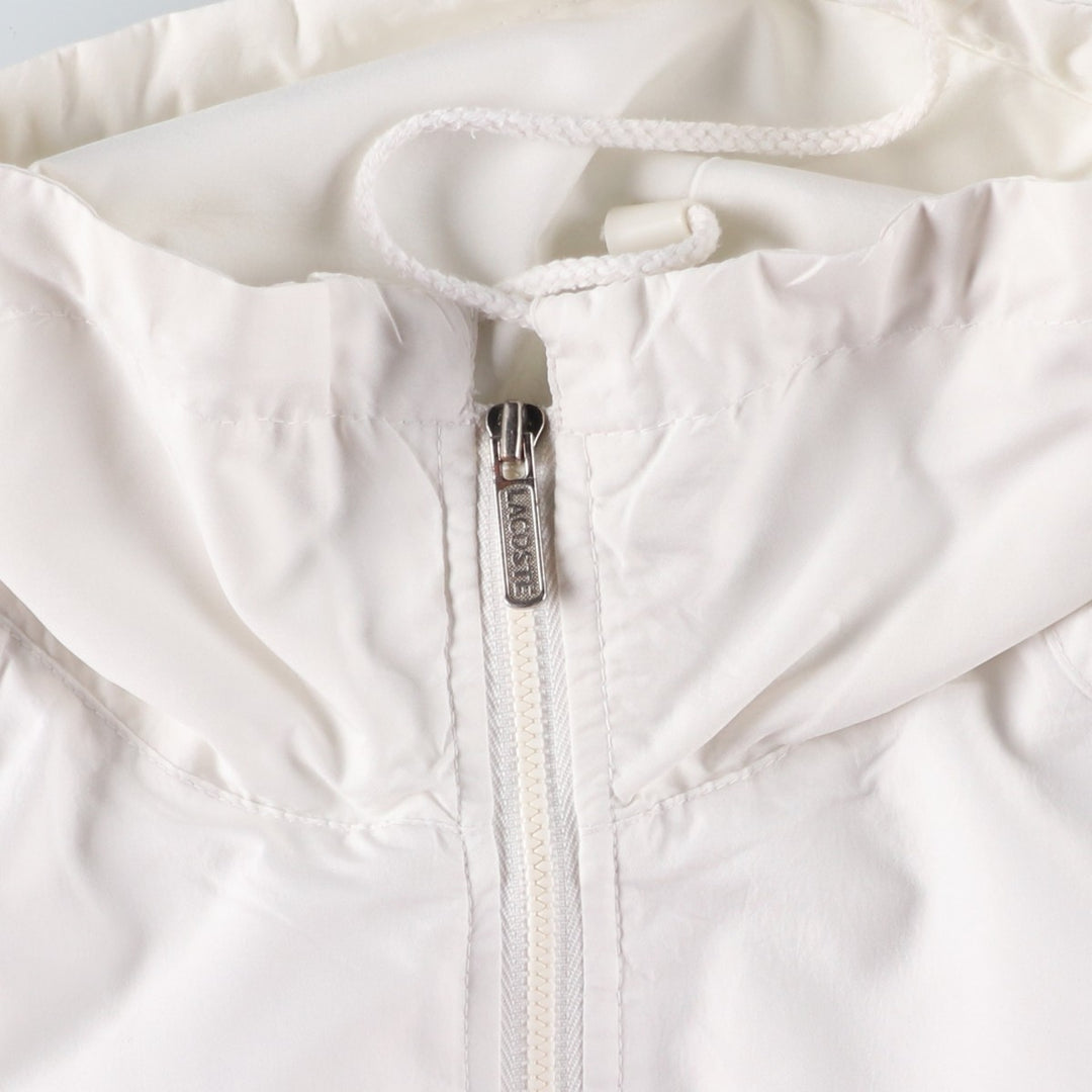 Lacoste LACOSTE SPORT windbreaker, men's size L polyester white type Vintage Second Hand