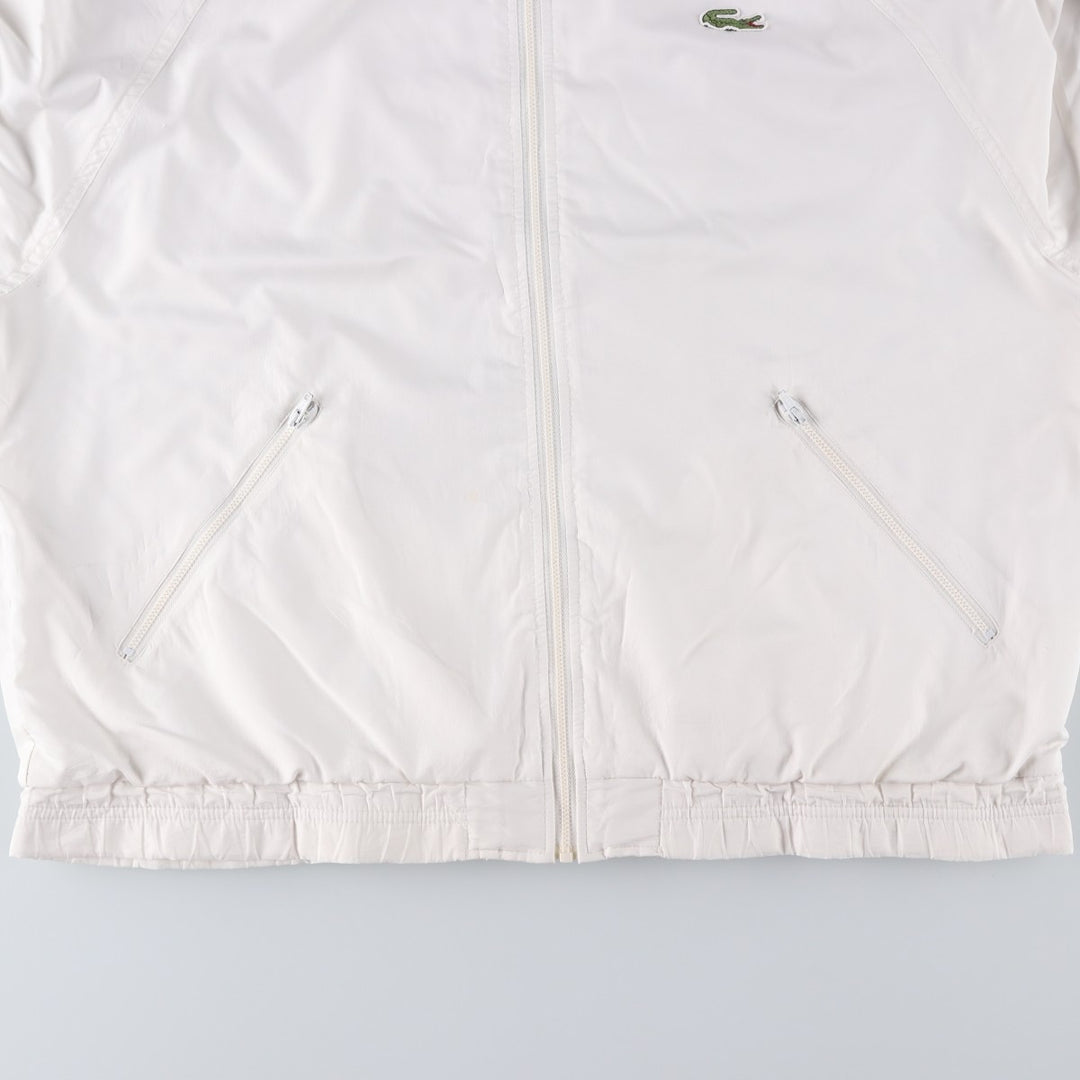 Lacoste LACOSTE SPORT windbreaker, men's size L polyester white type Vintage Second Hand