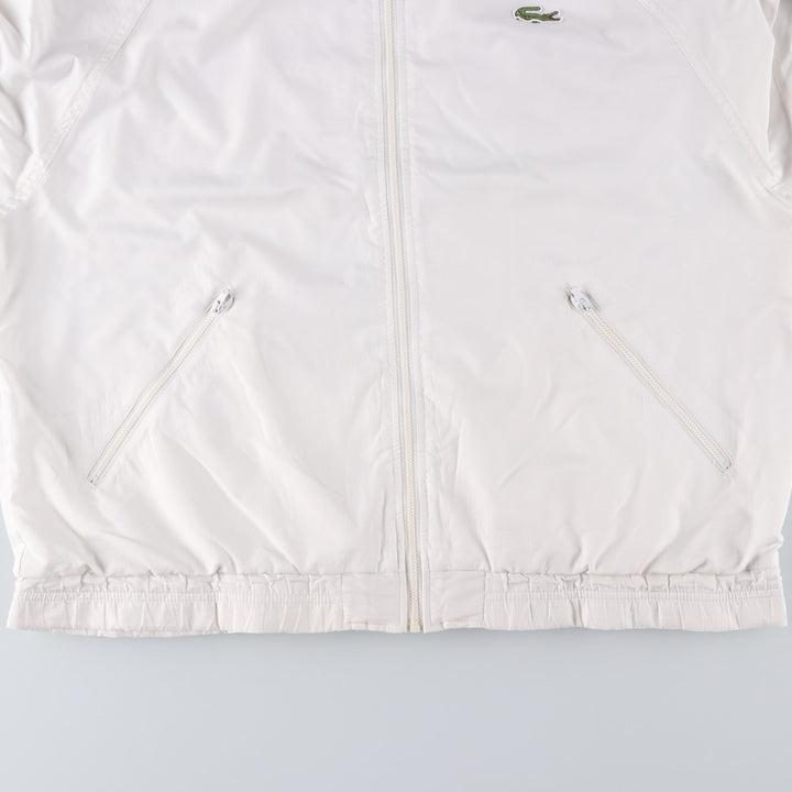 Lacoste LACOSTE SPORT windbreaker, men's size L polyester white type Vintage Second Hand