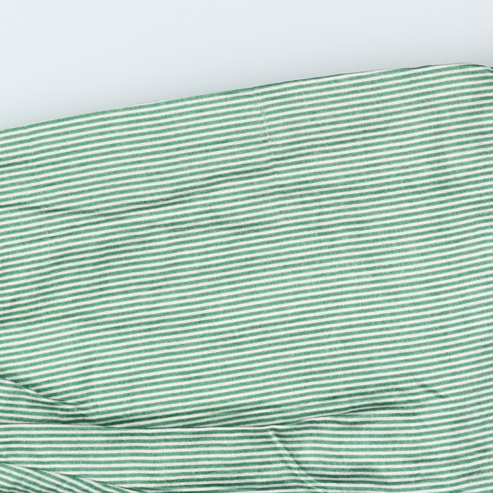 80s-90'S Lacoste Chemise French Lacoste Stripe Pattern Windbreaker, Made in France, Men's Size L unclear green type Vintage Second Hand