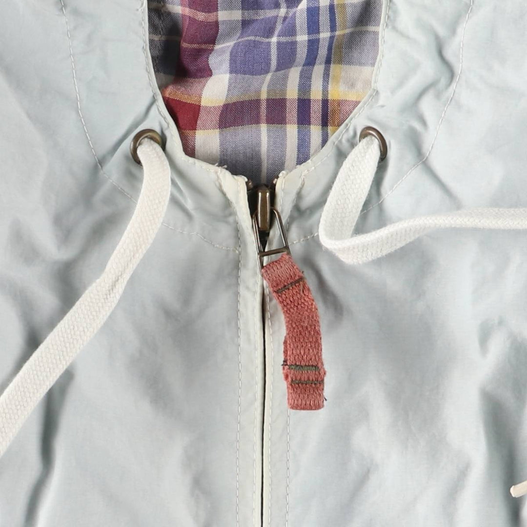 Vintage 90'S Nautica nylon parka, size L, men's Nylon Blue type light blue Vintage Second Hand