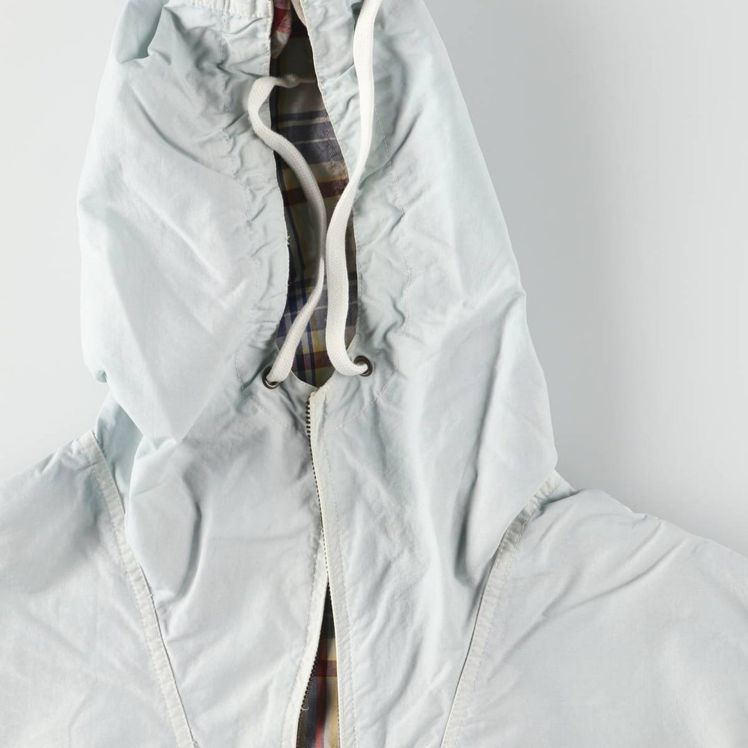 Vintage 90'S Nautica nylon parka, size L, men's Nylon Blue type light blue Vintage Second Hand