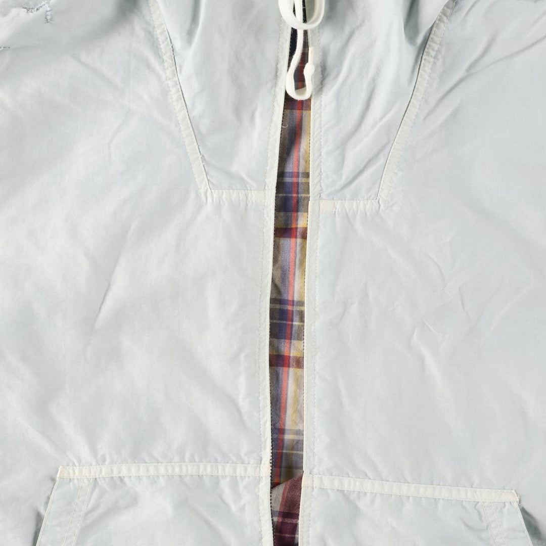 Vintage 90'S Nautica nylon parka, size L, men's Nylon Blue type light blue Vintage Second Hand