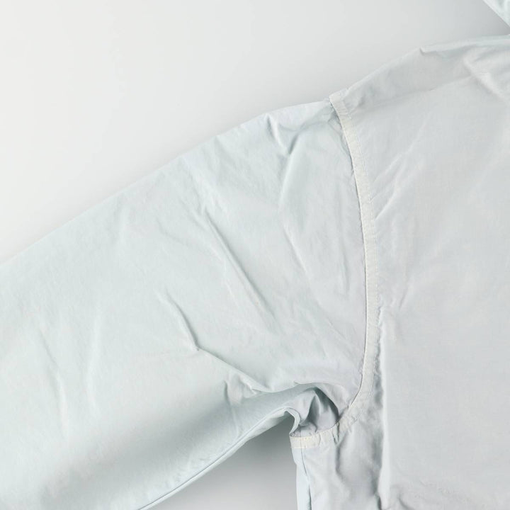 Vintage 90'S Nautica nylon parka, size L, men's Nylon Blue type light blue Vintage Second Hand