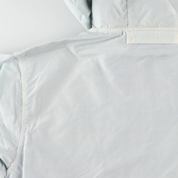 Vintage 90'S Nautica nylon parka, size L, men's Nylon Blue type light blue Vintage Second Hand